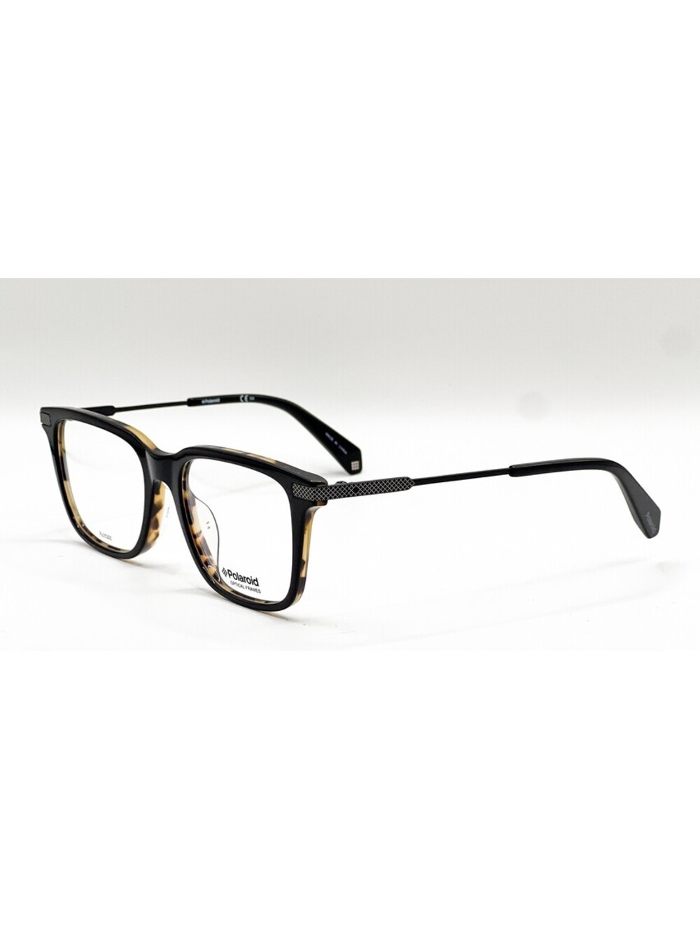 Polaroid Pld D346 121 Black Rectangular Authentic Eyeglass Frames 53-18